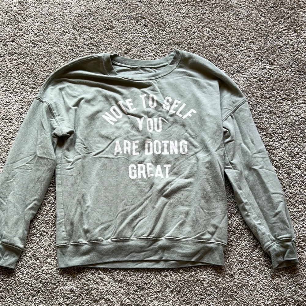 Zoe + Liv Olive Sweatshirt